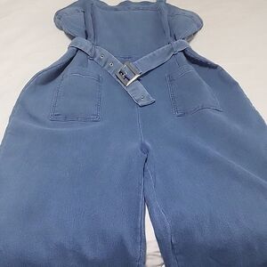 Derek Heart Blue Jumpsuit with Belt